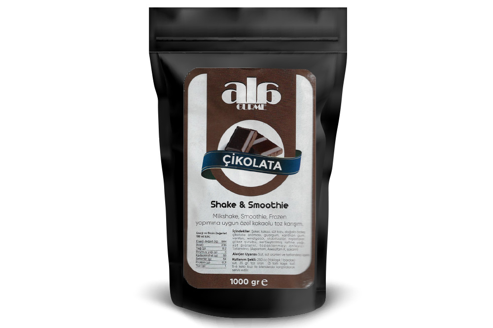 ÇİKOLATA MILKSHAKE  - SMOOTHIES 1000 GR