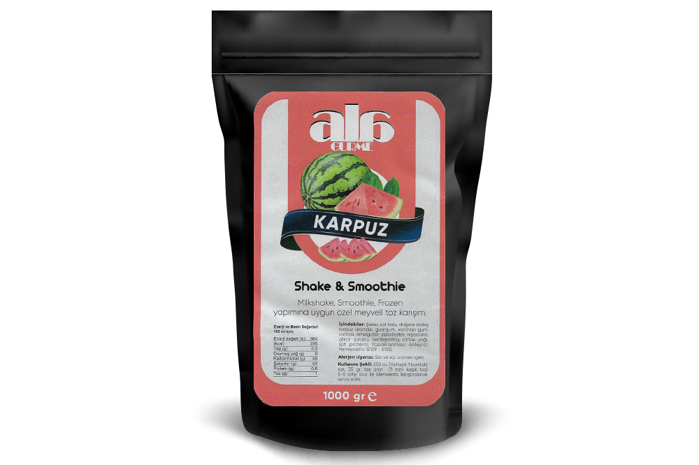 KARPUZ MILKSHAKE - SMOOTHIES   1000 GR